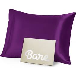 Bare Home Mulberry Silk Pillow Case Purple (91.4x50.8cm)