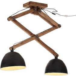 vidaXL 371930 Black Pendant Lamp 30cm