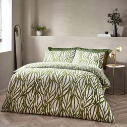 Hoem Frond Duvet Cover Green (200x135cm)