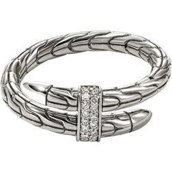 John Hardy Spear Ring - Silver/Diamonds