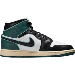 Nike Air Jordan 1 Mid SE W - White/Light Dew/Oxidized Green/Black