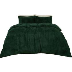 Brentfords Teddy Duvet Cover Green (260x220cm)