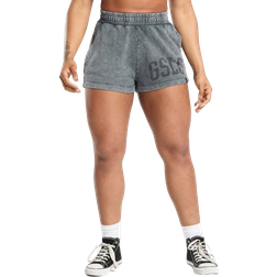 Gymshark Collegiate Shadow Washed Shorts - Asphalt Grey