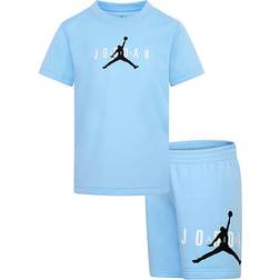 Nike Kid's Jordan Sustainable Shorts Set - Aquarius Blue