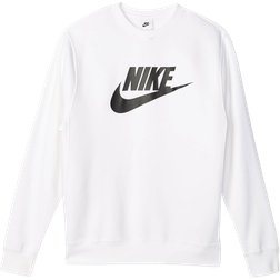 Nike Sportswear Club Fleece Men's Graphic Crew - White