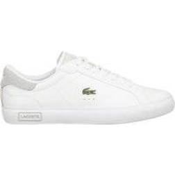 Lacoste Powercourt Logo Tongue Leather M - White/Light Grey