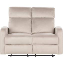 Beliani Verdal Taupe Sofa 128cm 2 Seater