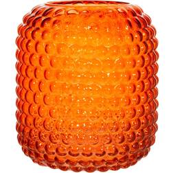 Sass & Belle Amber Orange Vase 20cm