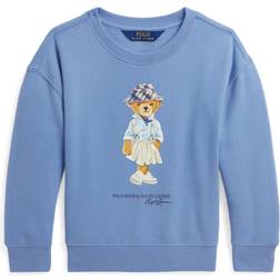 Ralph Lauren Polo Bear Fleece Boxy Sweatshirt - Campus Blue