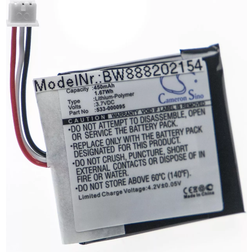 VHBW Battery for Logitech H820e 450mAh Compatible 1-pack