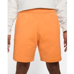 Nike Solo Swoosh Fleece Shorts - Vivid Orange/White