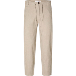 Selected Slim Fit Tapered Pants - Vetiver