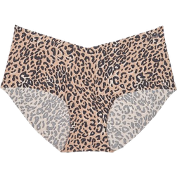 PINK No Show Hiphugger Panty - Praline Leopard Print