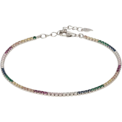Latelita Tennis Bracelet - Silver/Multicolour