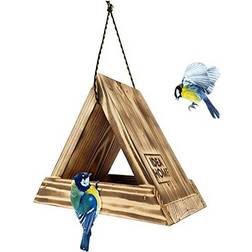 Mini Wooden Bird Feeder