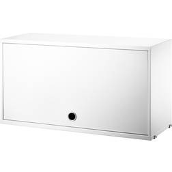 String Cabinet With Flip Doors White Wall Cabinet 78x42cm