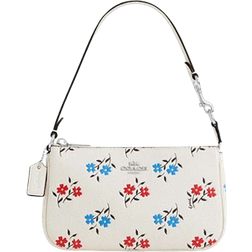 Coach Nolita 19 With Floral Print - Silver/Chalk Multi