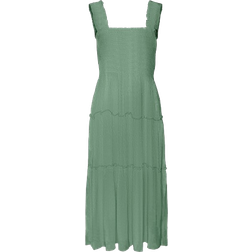 Vero Moda Menny Long Dress - Green/Hedge Green