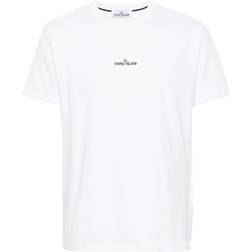 Stone Island Institutional Four Print T-shirts - White