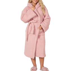 OHS Teddy Dressing Gown - Blush Pink