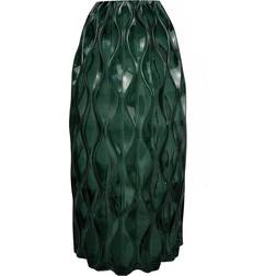 Leaf Waves Green Vase 30cm