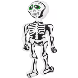 Shatchi Inflatable Decorations Halloween Skeleton 12-pack