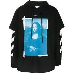 Off-White Monalisa Printing Hoodie - Black