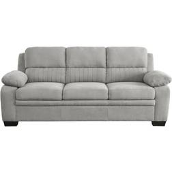 Lexicon Felicia Light Gray Sofa 203.2cm 3 Seater