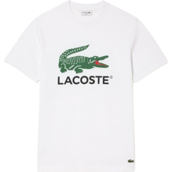 Lacoste Signature Print T-shirt - White