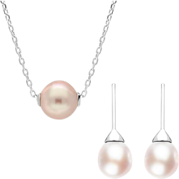 C. W. Sellors Bead Two Piece Set - Silver/Pearls