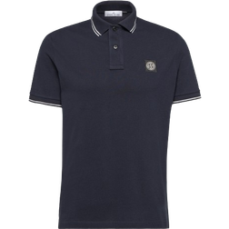 Stone Island Short Sleeve Polo Shirt - Navy Blue