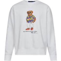 Polo Ralph Lauren Bear Fleece Pullover - Sp24 White Beach Club Bea