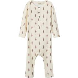 Lil'Atelier Gio Bif LS Slim Suit - Turtledove (13239695)