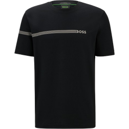 Hugo Boss Stripes & Logo T-shirt - Black