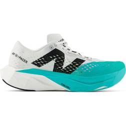 New Balance FuelCell SuperComp Pacer v2 W - White/Cyber ​​Jade/Black