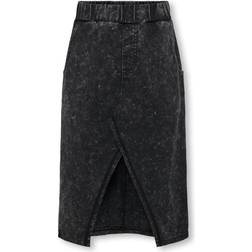 Kids Only Donna Denim Skirt - Black (15331361)