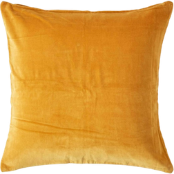 Homescapes Super Soft Cushion Cover Yellow (40x40cm)