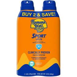 Banana Boat Ultra Sport Sunscreen Spray SPF30 340g 2-pack