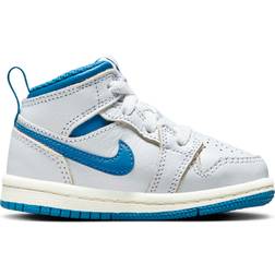 Nike Jordan 1 Mid SE TD - White/Sail/Industrial Blue