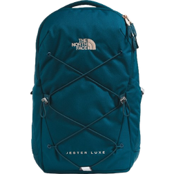 The North Face Jester Luxe Backpack - Midnight Petrol/Burnt Coral Metallic