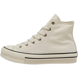 Converse Big Kid's Chuck Taylor All Star EVA Lift Platform Y2K Heart- Egret/Black/Egret