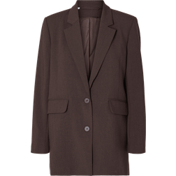 Selected Femme Rita Relaxed Fit Blazer - Coffee Bean