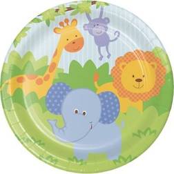 Creative Party Disposable Plates Forest Friends 8-pack