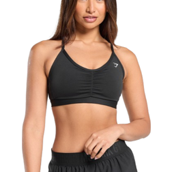 Gymshark Ruched Sports Bra - Black