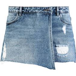 Only Onltexas Life Reg Denim Shorts - Blue/Light Blue Denim