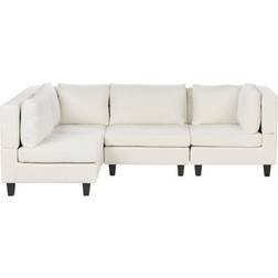 Beliani Unstad Off-White Sofa 228cm 4pcs 4 Seater