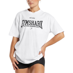 Gymshark Lifting Essentials Oversized T-shirt - White