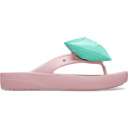 Crocs Classic Platform Bow Flip - Petal Pink