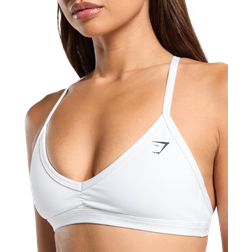 Gymshark Minimal Sports Bra - White