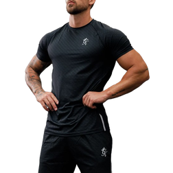 Gym King Debossed Energy Tee – Black